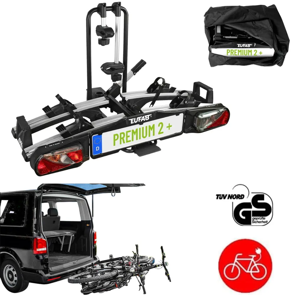 Porte-v�los pour attelage Premium 2 Plus porte hayon EUFAB