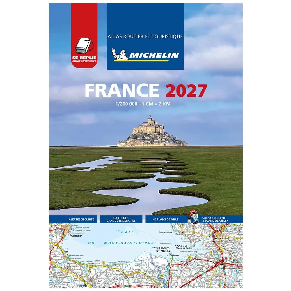 Atlas routier et touristique Michelin France Flexible 2027