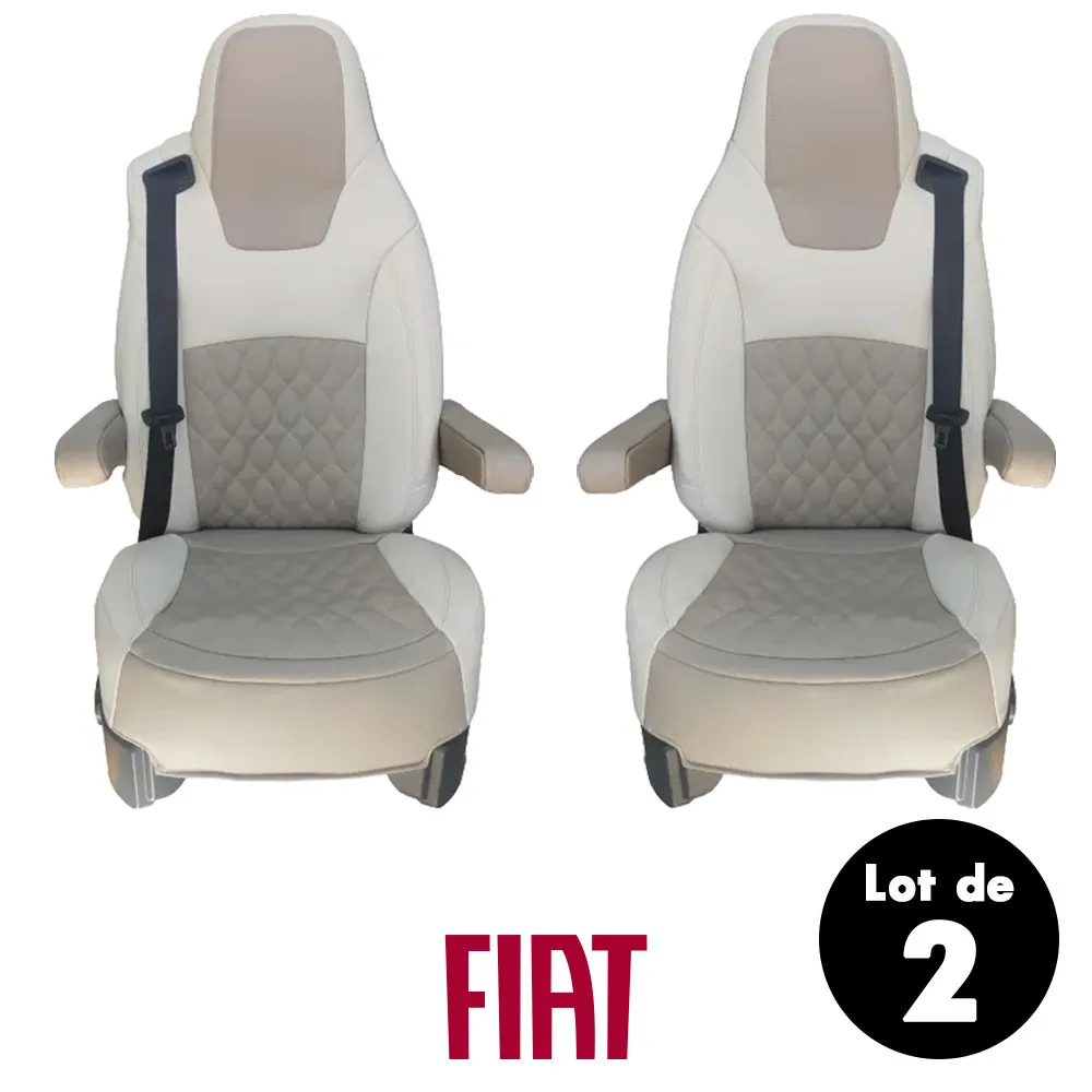Housses de si�ge Captain Chair Ducato avec ceinture int�gr�e 