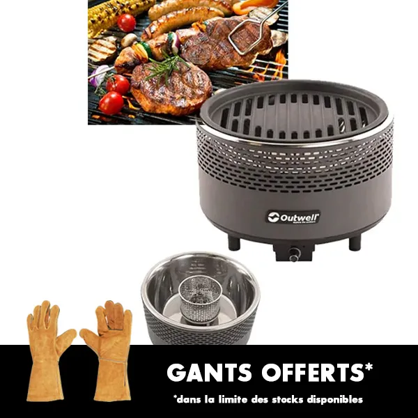 Barbecue Outwell Calvi au charbon sans fume