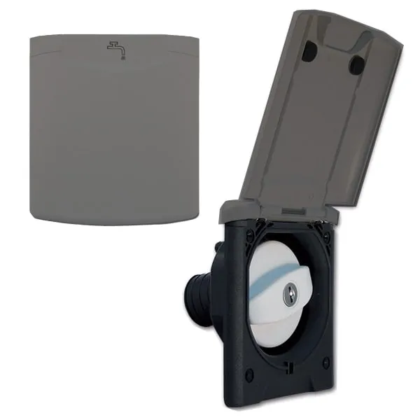 Trappe � eau FAP Anthracite magn�tique avec bouchon