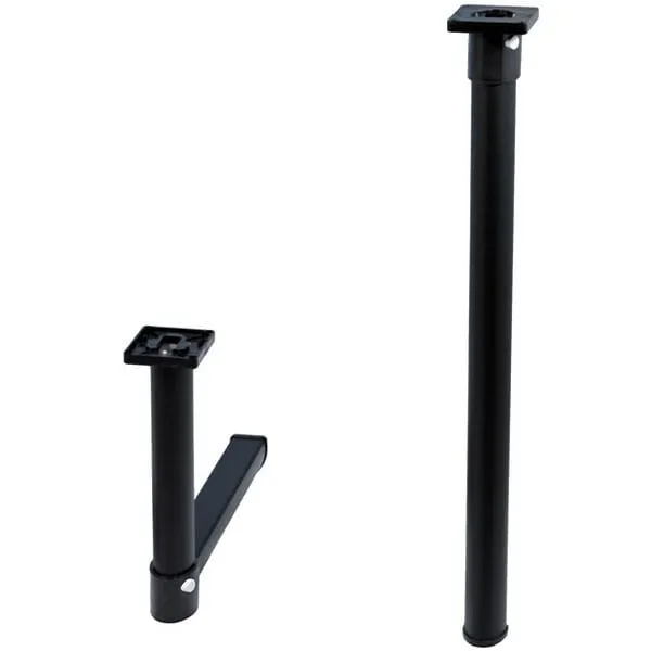 Pied de table rabattable Noir 67,5cm