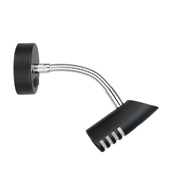 Applique Spot LED Noir 10-30V 1.4W 