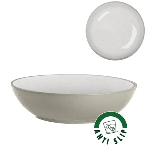 Assiette creuse Mlamine 20cm Amade base anti-drapante BRUNNER