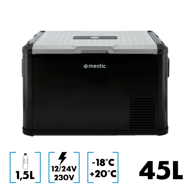 Glacire 45L  compression 12/24V et 230V MESTIC MCCP-45 AC/DC