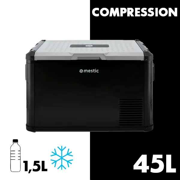 Glacire 45L  compression 12/24V et 230V MESTIC MCCP-45 AC/DC