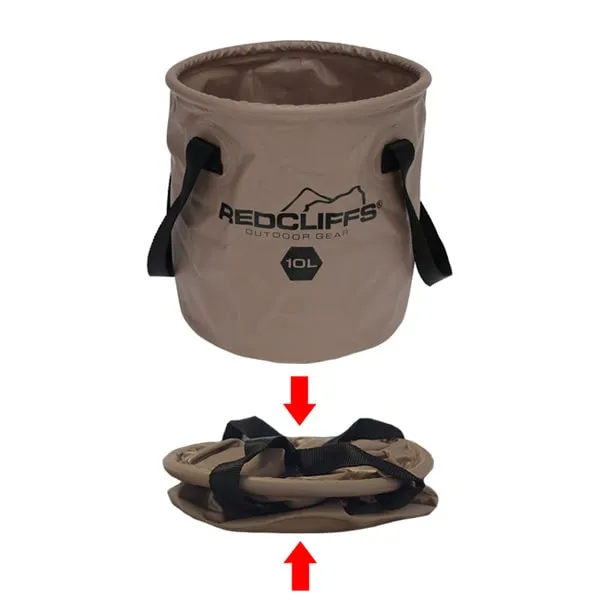 Seau pliable 10L Redcliffs