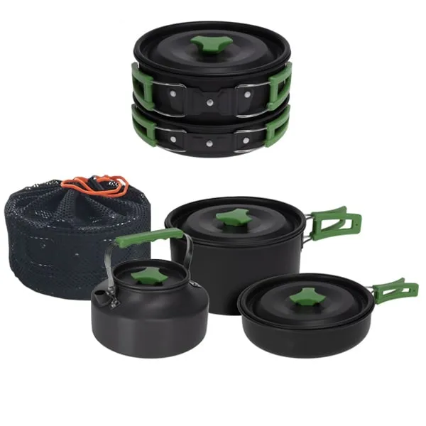 Popote alu 18 cm 3 pices Redcliffs