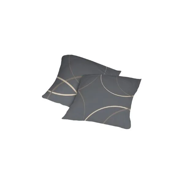 Lot de 2 taies d'oreiller ELLIPSE