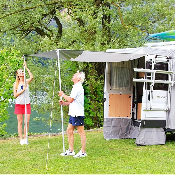 Auvent porte arrire pour Ducato Fiamma