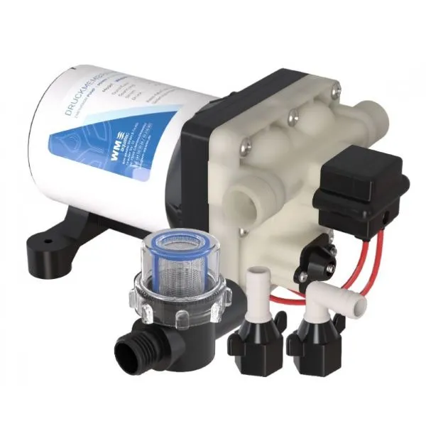 Pompe  eau 12V  membrane avec bypass et pressostat