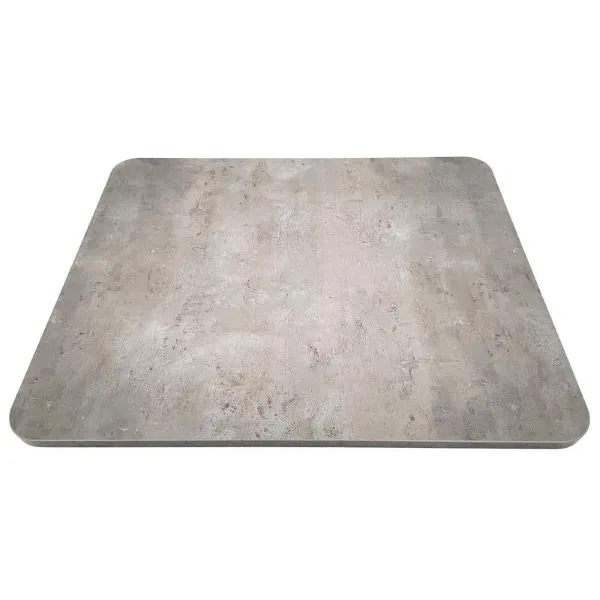 Plateau de table lger aspect bton