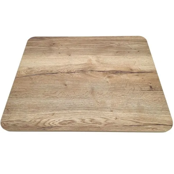 Plateau de table lger aspect chne