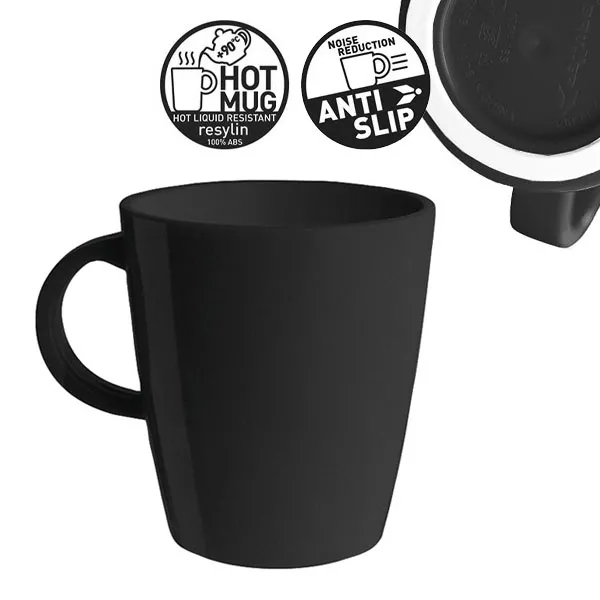 Hot Mug 30cl Odette noir