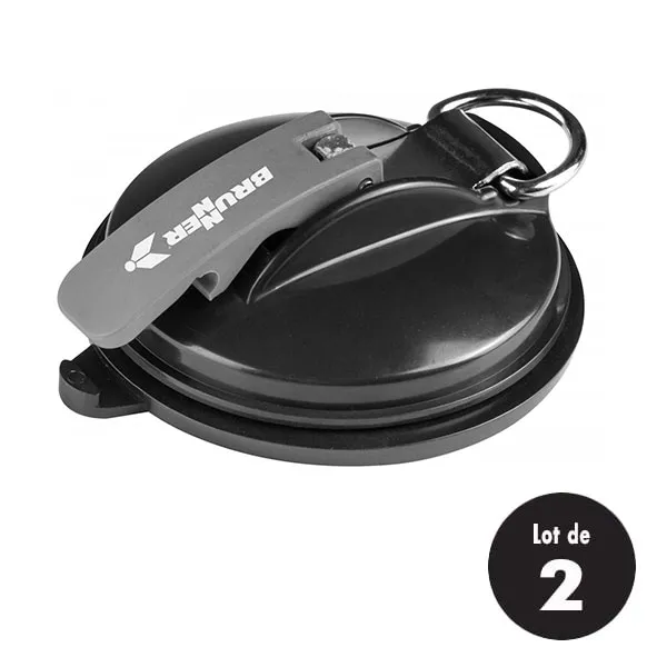 Lot 2 Ventouses de tension  11,5 cm 12kg Ataco BRUNNER