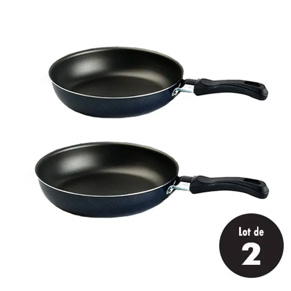 Lot 2 poles aluminium 18 et 20 cm