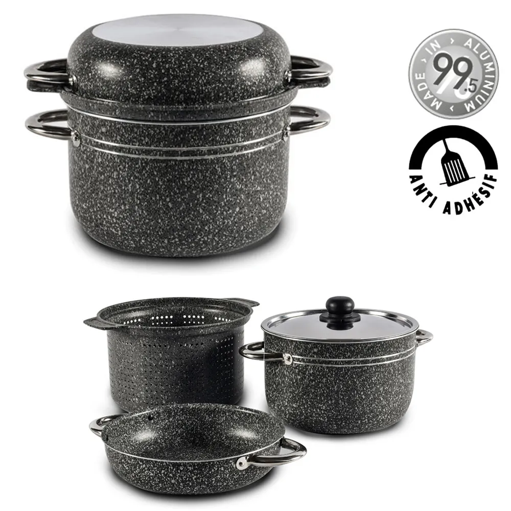 Popote alu Fast-A-Pasta 22 cm 4 pi�ces