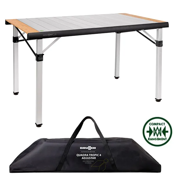 Table Ultra Legre TITANIUM QUADRA TROPIC 4 Brunner