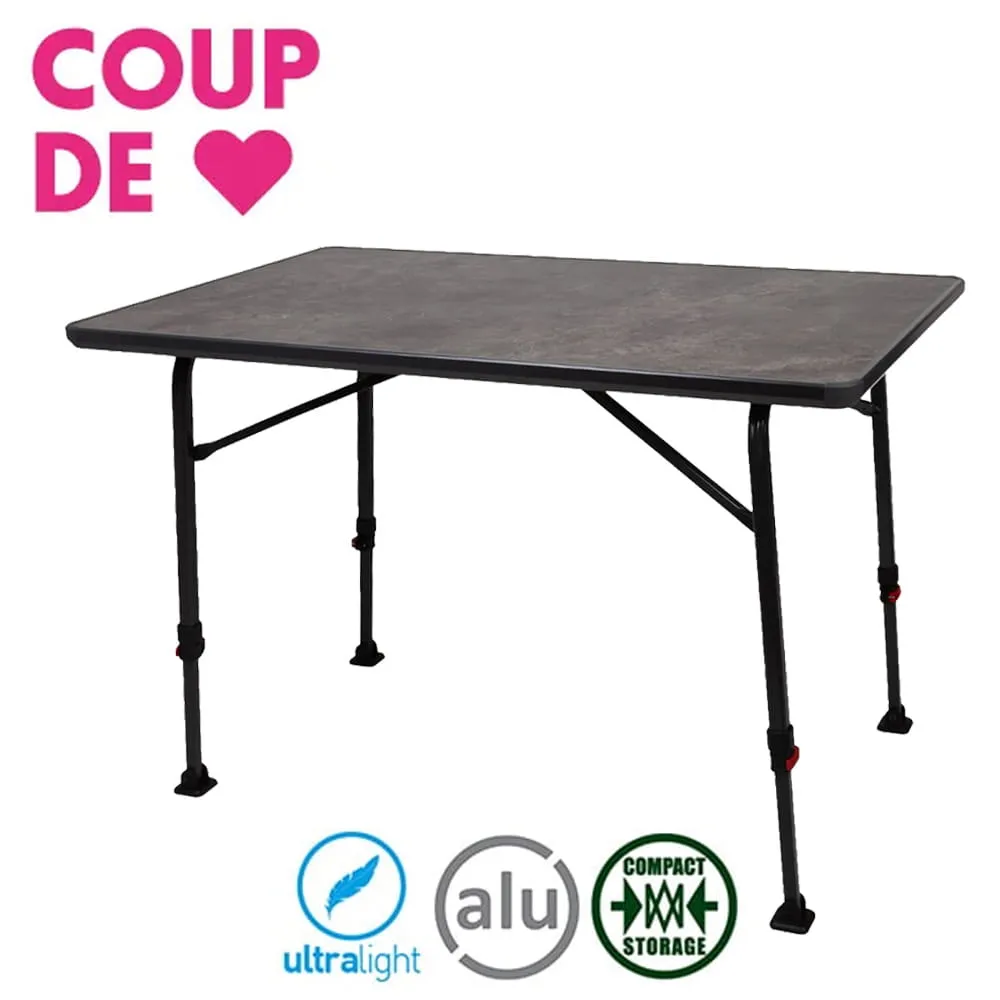 Table camping ultra l�g�re nid d'abeille 116 x 71 TRIGANO