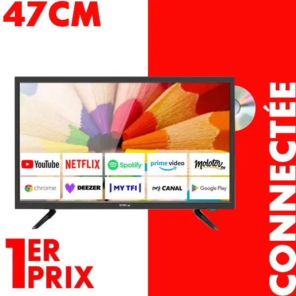 Smart TV Android DVD 47cm STANLINE