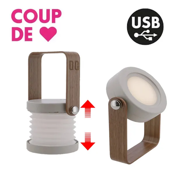 Lampe lanterne rechargeable USB Njord TRAVELLIFE