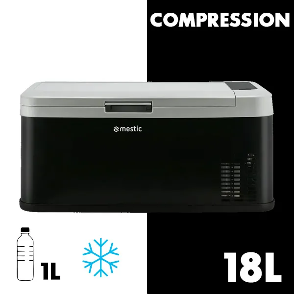 Glacire 18L  compression 12/24V et 230V MESTIC MCC-18 AC/DC
