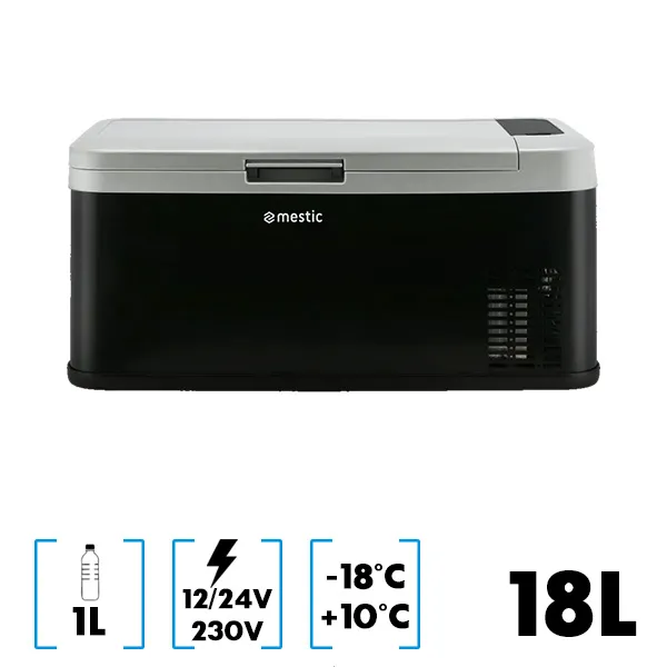 Glacire 18L  compression 12/24V et 230V MESTIC MCC-18 AC/DC