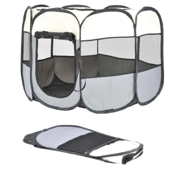 Cage pour chiens pliable pour animaux camping-car