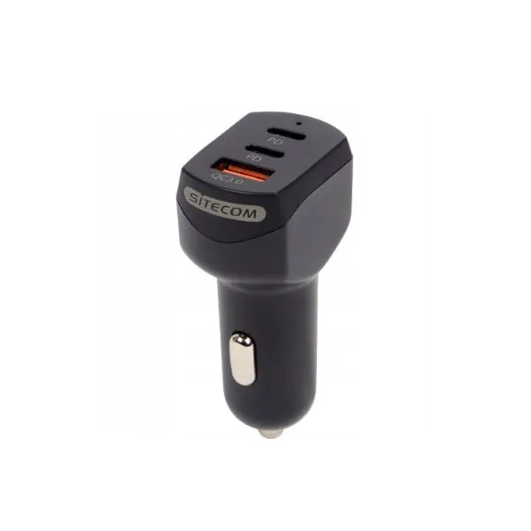 Prise allume-cigare triple USB-A / 2 USB-C 30W
