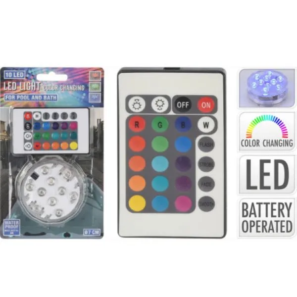Lampe 10 Multicolore LED 7cm