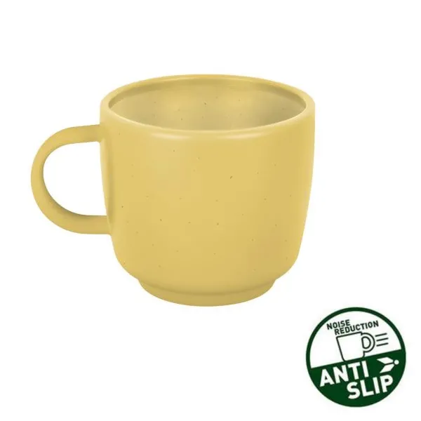 Tasse Melamine DOLOMIT Jaune anti-drapante