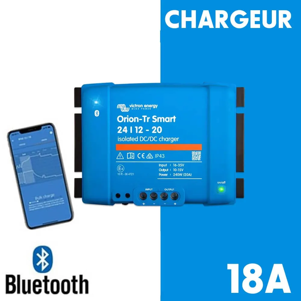 Chargeur de batterie VICTRON Orion Tr Smart 18A