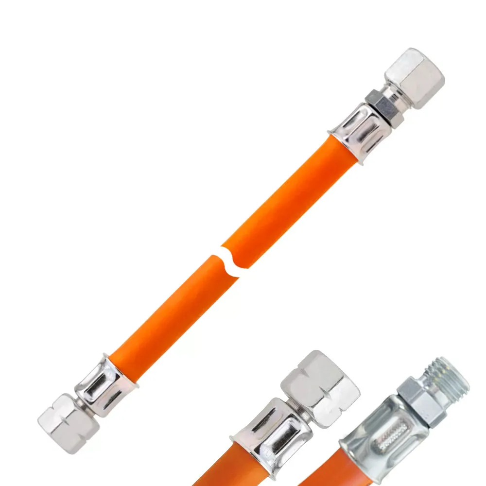 Tuyau gaz 40cm G1/4LH RVS GOK