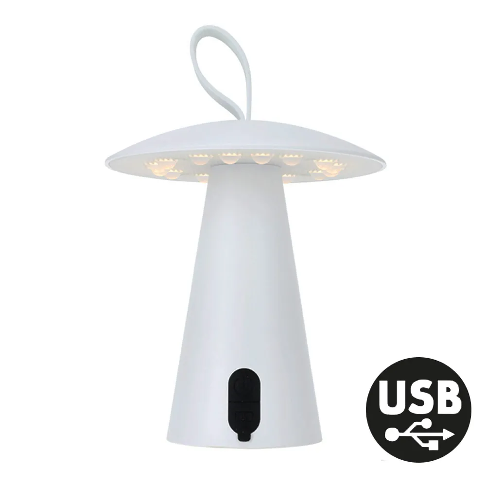  Lampe de table champignon rechargeable