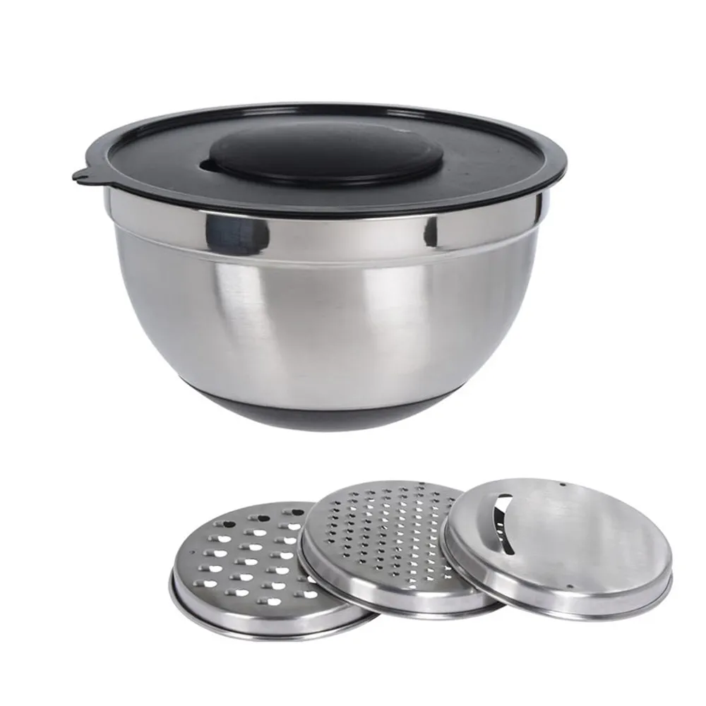 Bol  mlanger inox 25 cm - 3 rpes interchangeables