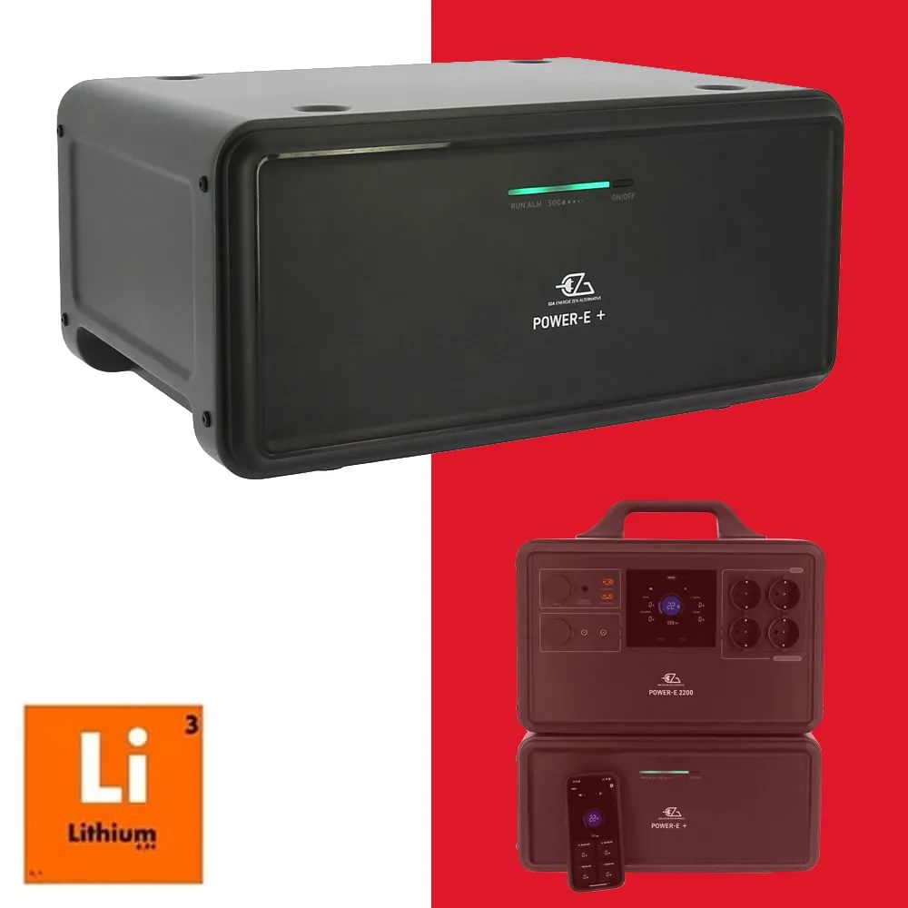 Batterie Lithium additionnelle pour Power-E 2200 EZA