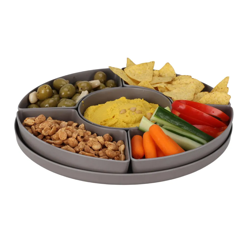 Plateau apritif en mlamine avec contenants amovibles