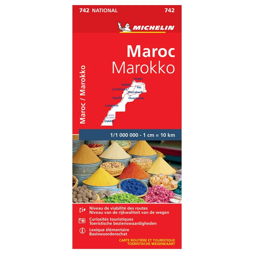 Carte MICHELIN Maroc 2026