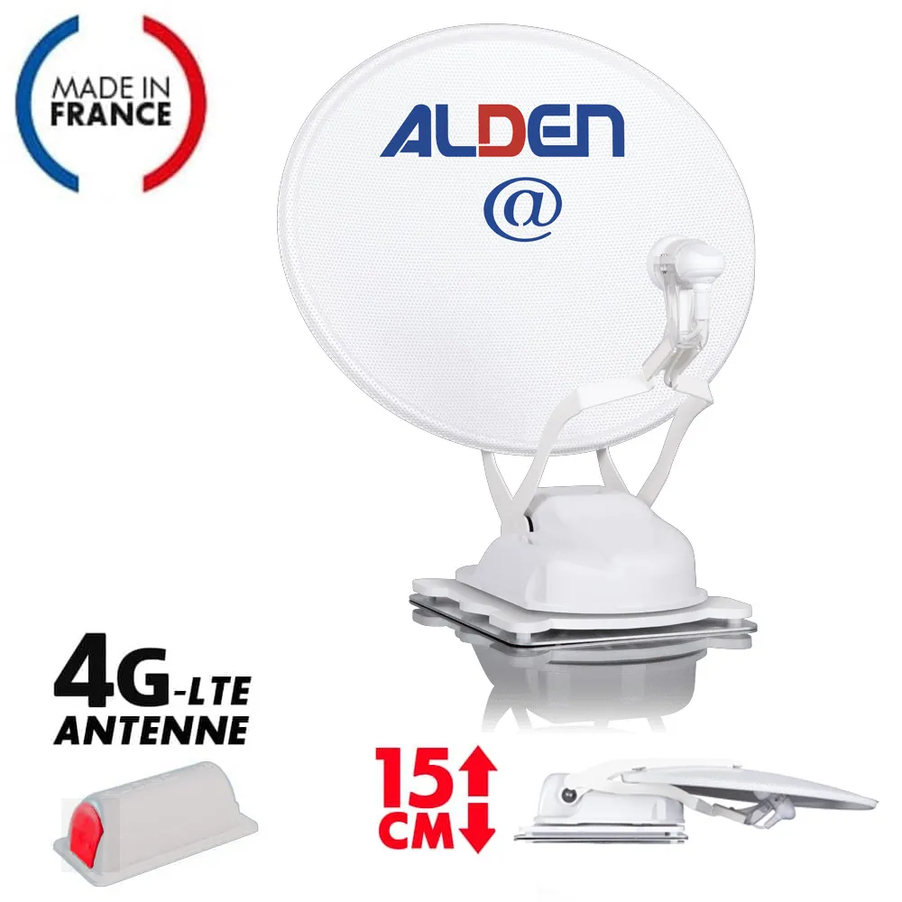 Antenne satellite automatique ALDEN Onelight EVO 60 HD Ultrawhite