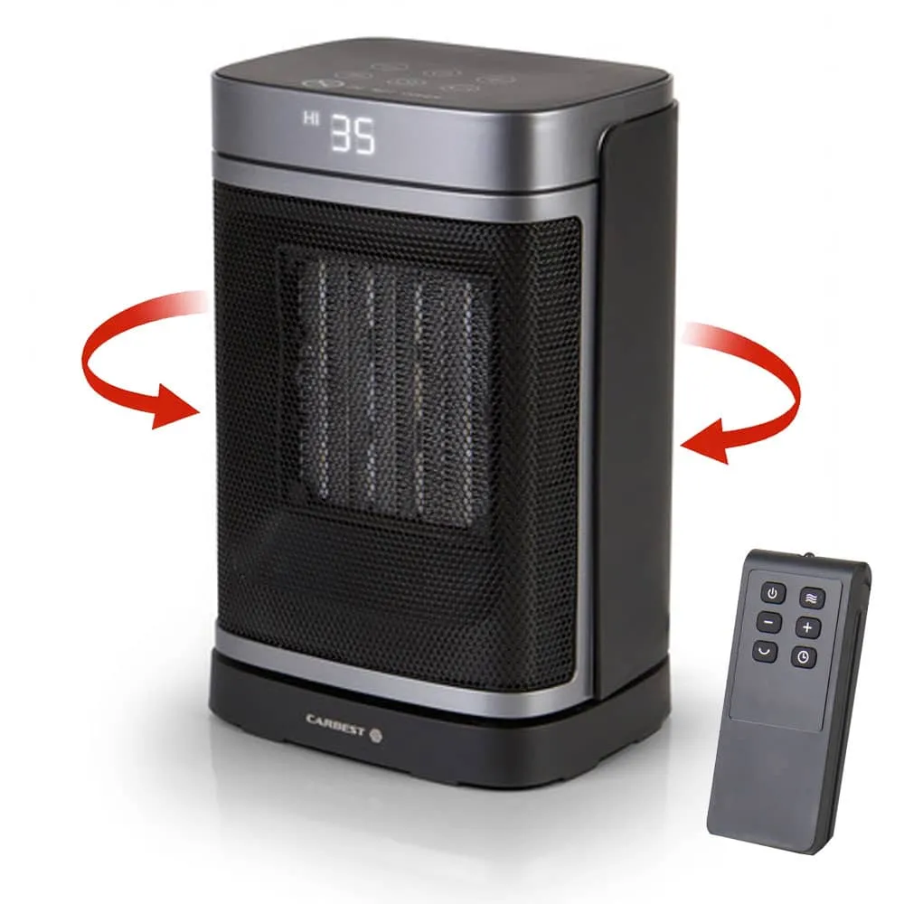 Chauffage c�ramique oscillant CARBEST Andro 750W-1500W