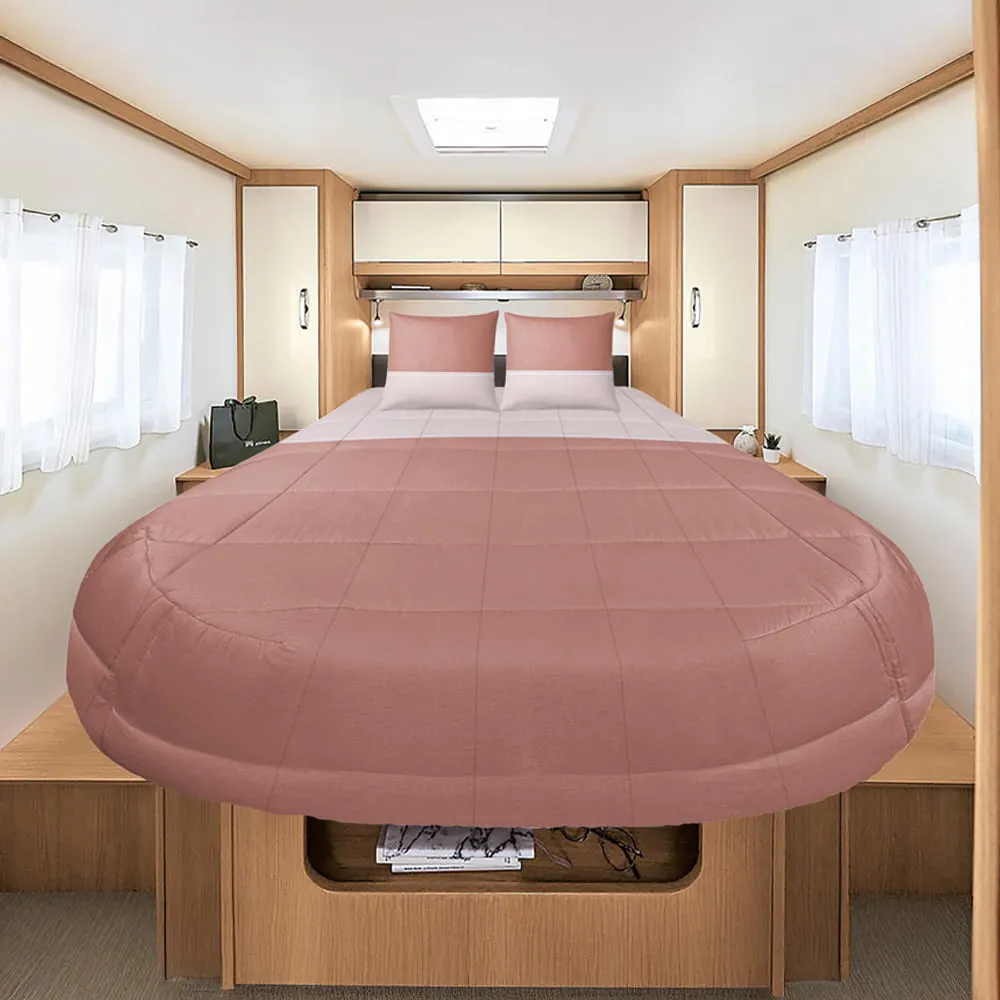 Lit tout fait 4 saisons TERRACOTA Lyocell et Percale