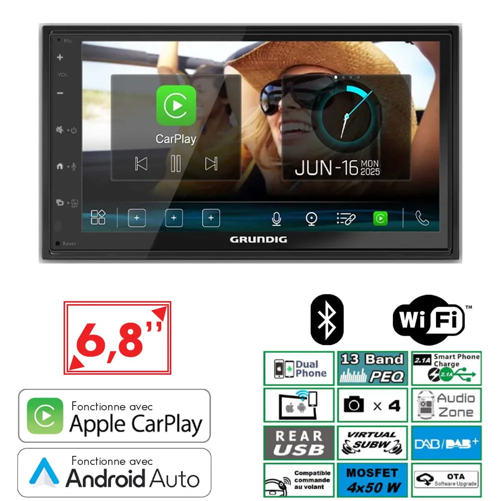 Station multim�dia GRUNDIG GX-3920 pour DUCATO