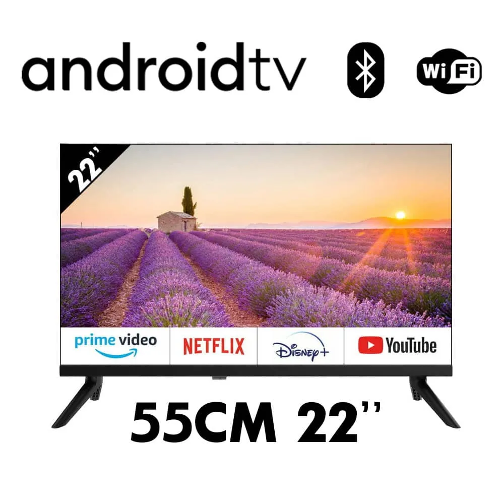 Smart TV LED FHD 55cm 22 pouces 12V EQUINOXE
