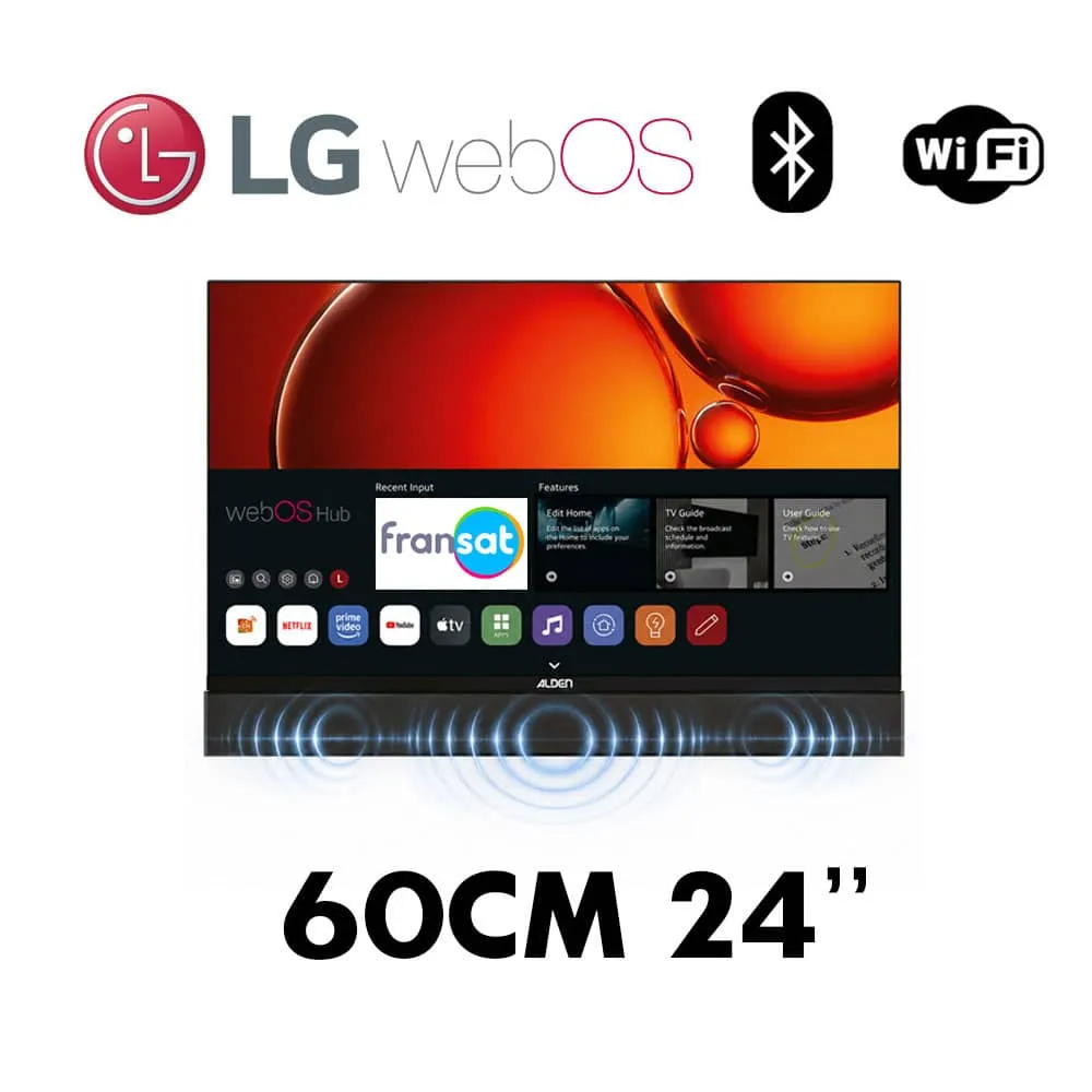 Smart TV LED FHD 60 cm 24 pouces barre de son int�gr�e ALDEN