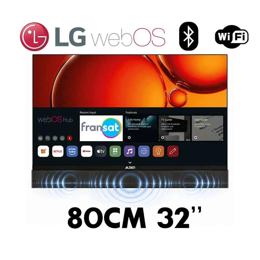 Smart TV LED FHD 80 cm 32 pouces barre de son int�gr�e ALDEN