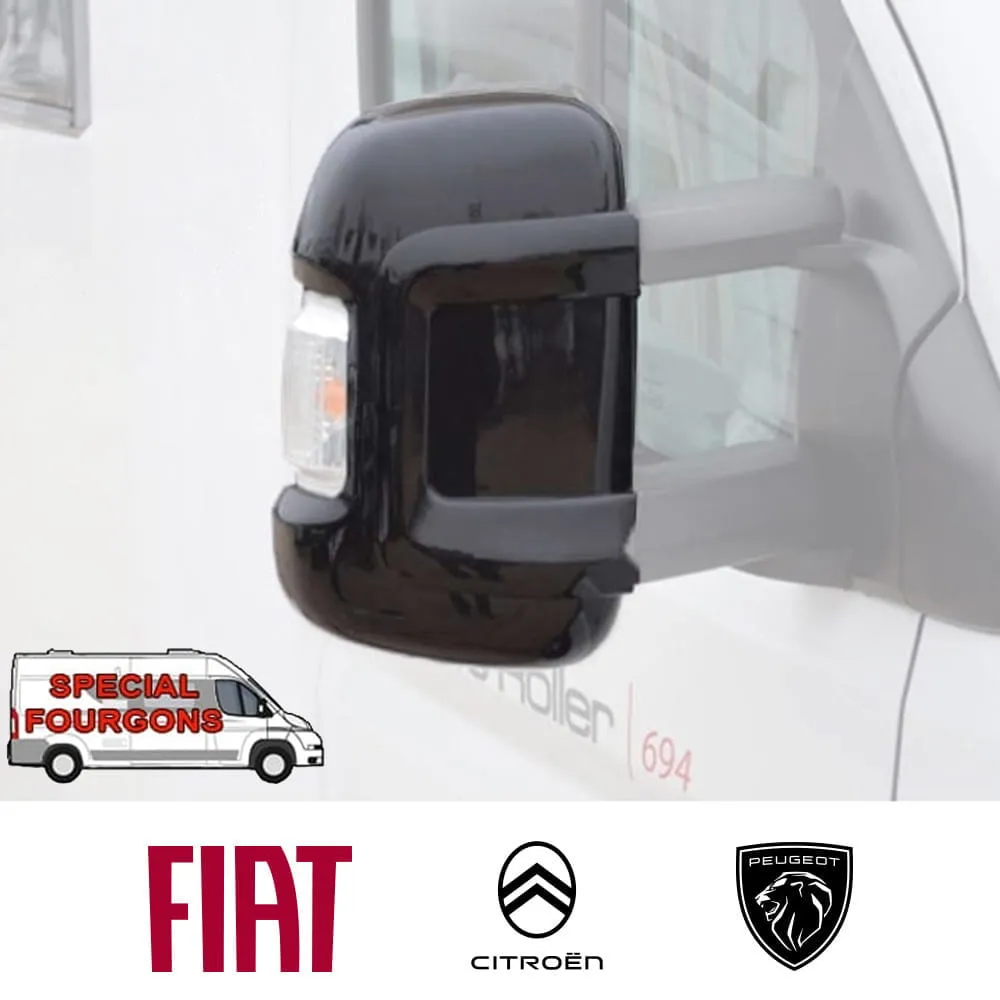 Coques r�tros fourgon CARBEST Noires Ducato de 2007 � 2024