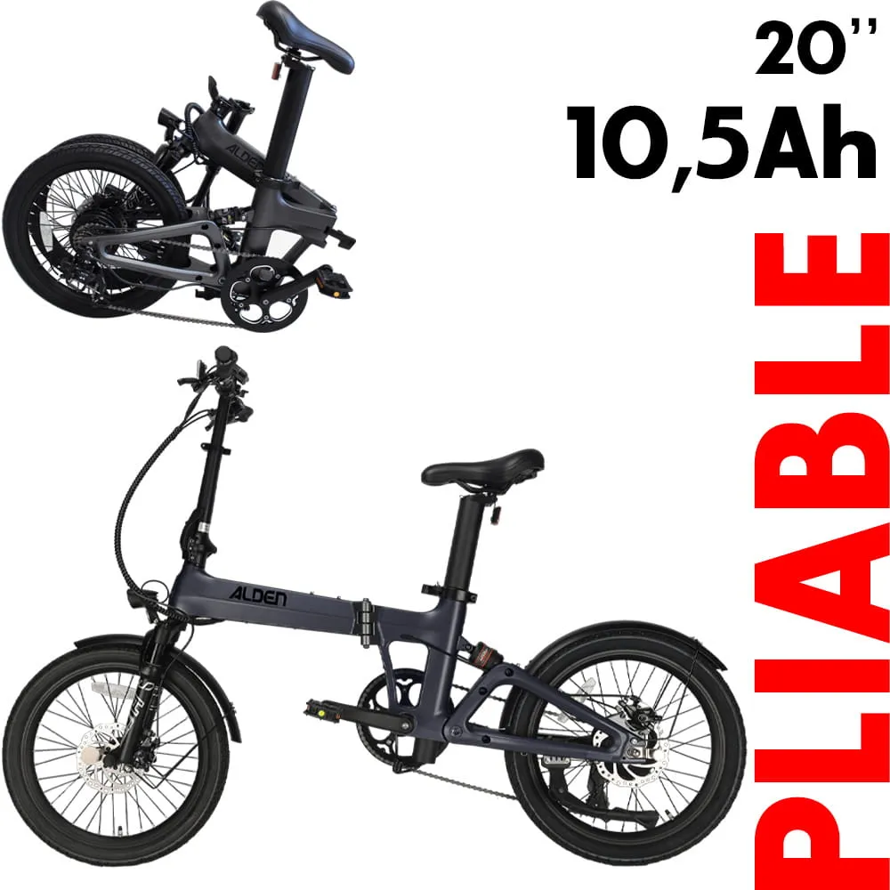 V�lo �lectrique pliable AIO Folding 20'' 10,5Ah ALDEN