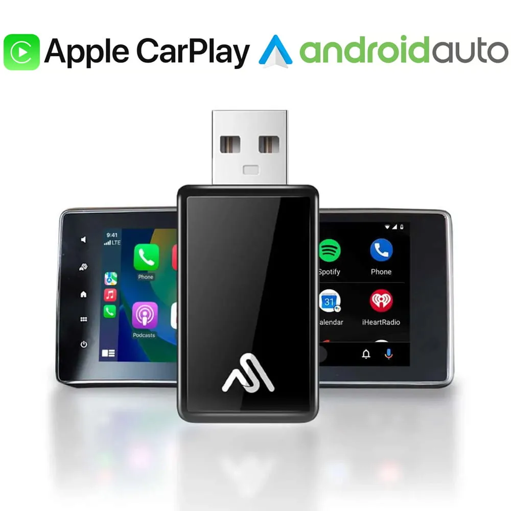Adaptateur sans fil AutoSky pour Apple CarPlay et Android Auto