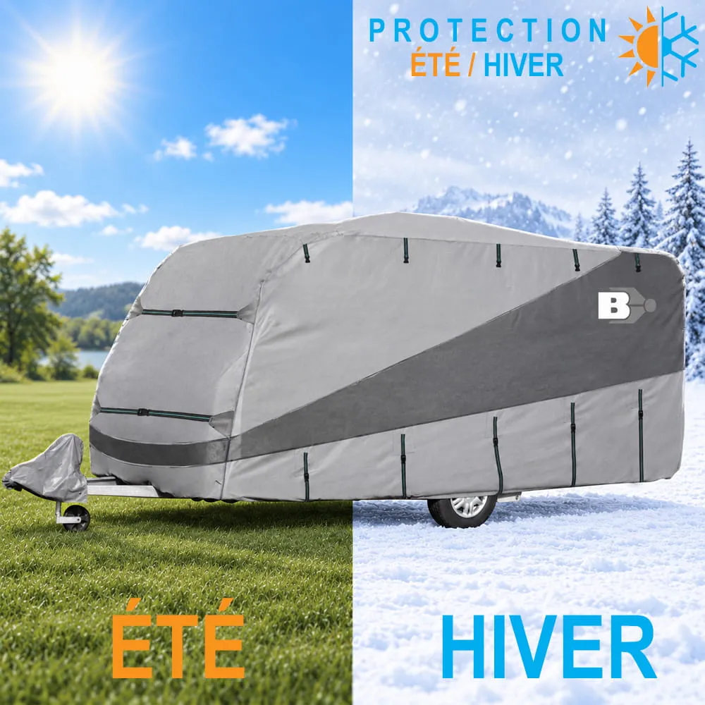 Housse caravane 6m50 Polycoat imperm�able UV BRUNNER