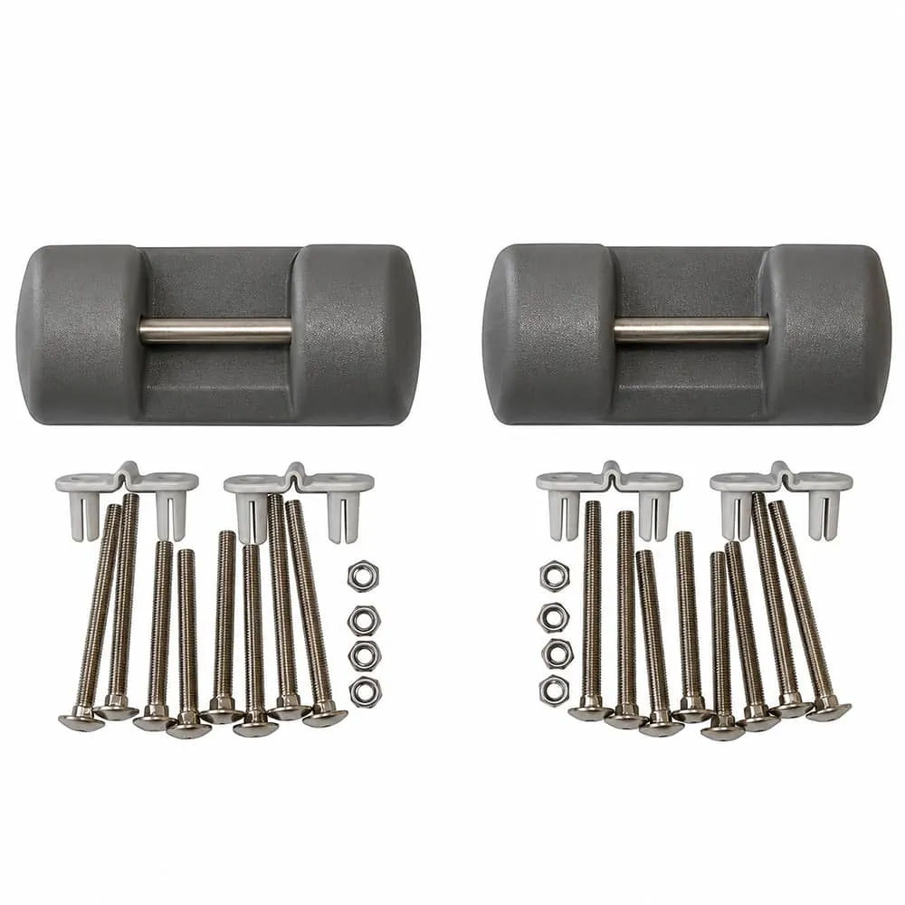 Kit de fixation sup�rieure gris HYMER pour porte-v�los universel lot de 2